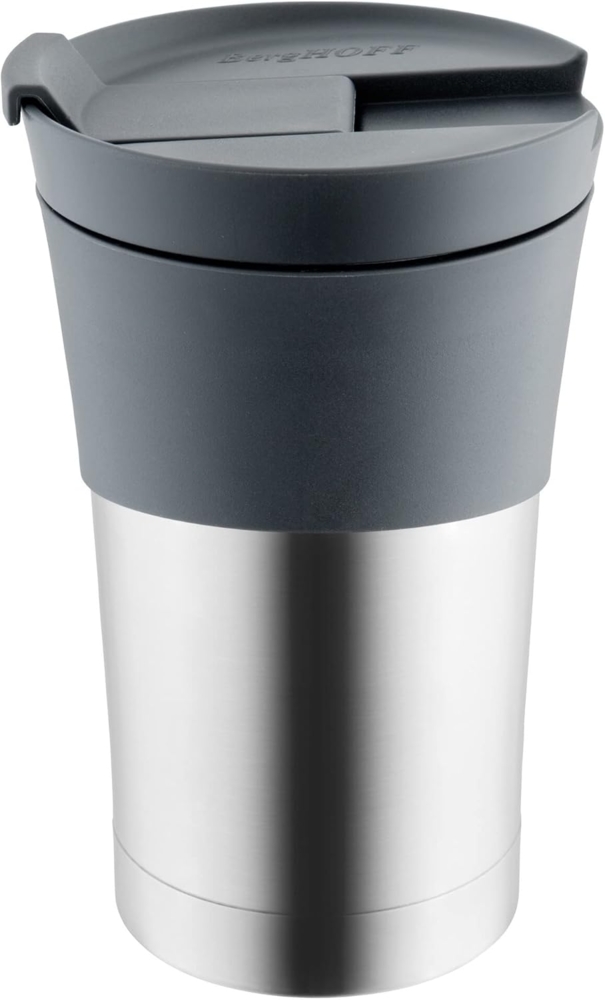 BergHOFF Essentials Reisebecher, Thermobecher, Travel Mug, To-Go-Becher, Kunststoff, 0. 33 L, 1107133 Bild 1