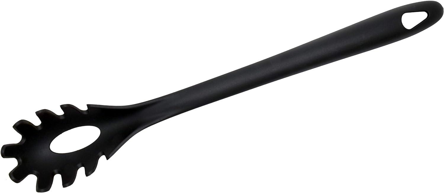 Fackelmann Monoblock Prima Spaghetti-Schneider Löffel Servieren Pasta und Salat, 1 Stück, Nylon Bild 1