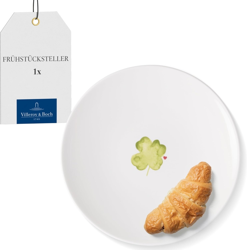 Villeroy & Boch With Love Frühstücksteller ø 21,2 cm Good Luck - DS Bild 1