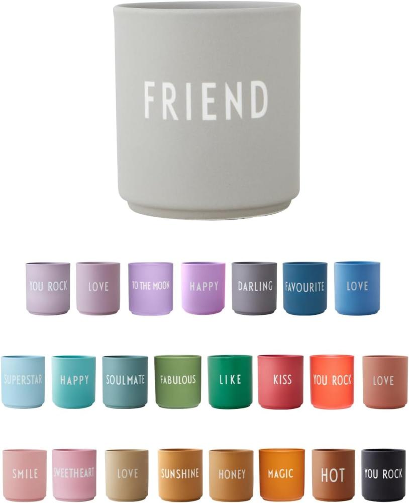 Design Letters Becher Favourite Cup Friend 10101002CLGRFRIEND Bild 1