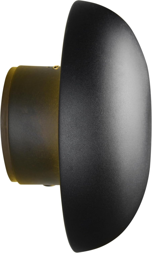 Akku Wandleuchte DAVEY aus Metall Schwarz per USB aufladbar, Ø 15,5cm Bild 1