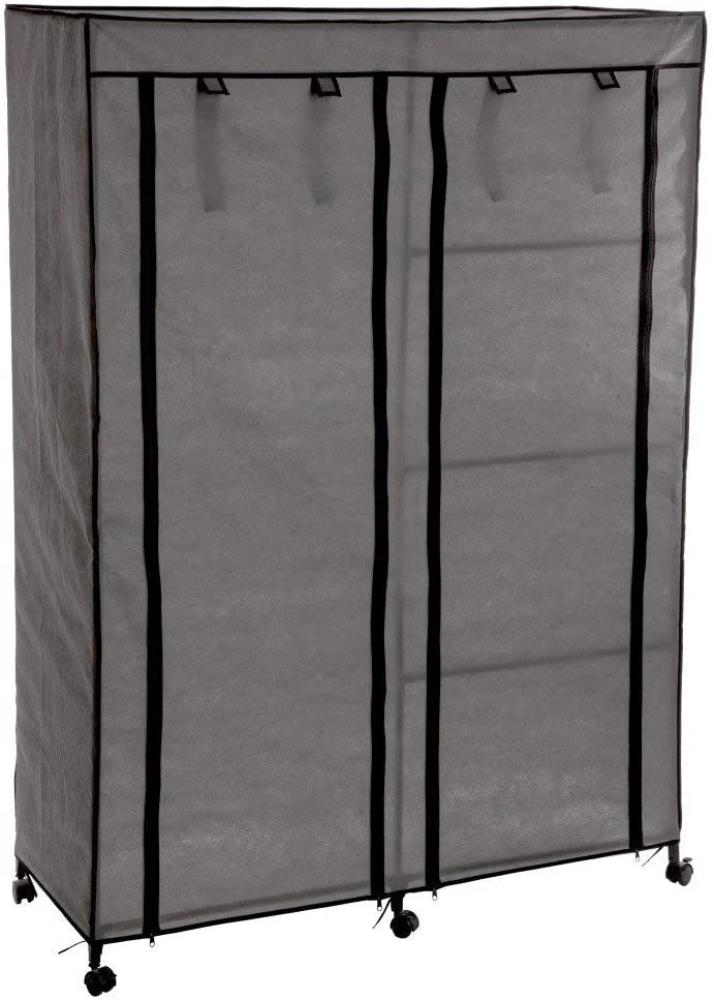 Textilgarderobe für Kleidung, 118 x 48 x 168 cm, schwarz - 5five Simple Smart Bild 1