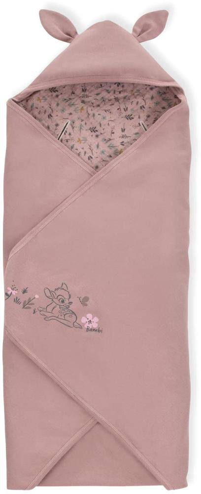 Babydecke Baby Einschlagdecke, Snuggle N Dream Bambi Rose, Hauck, mit Kapuze Bild 1