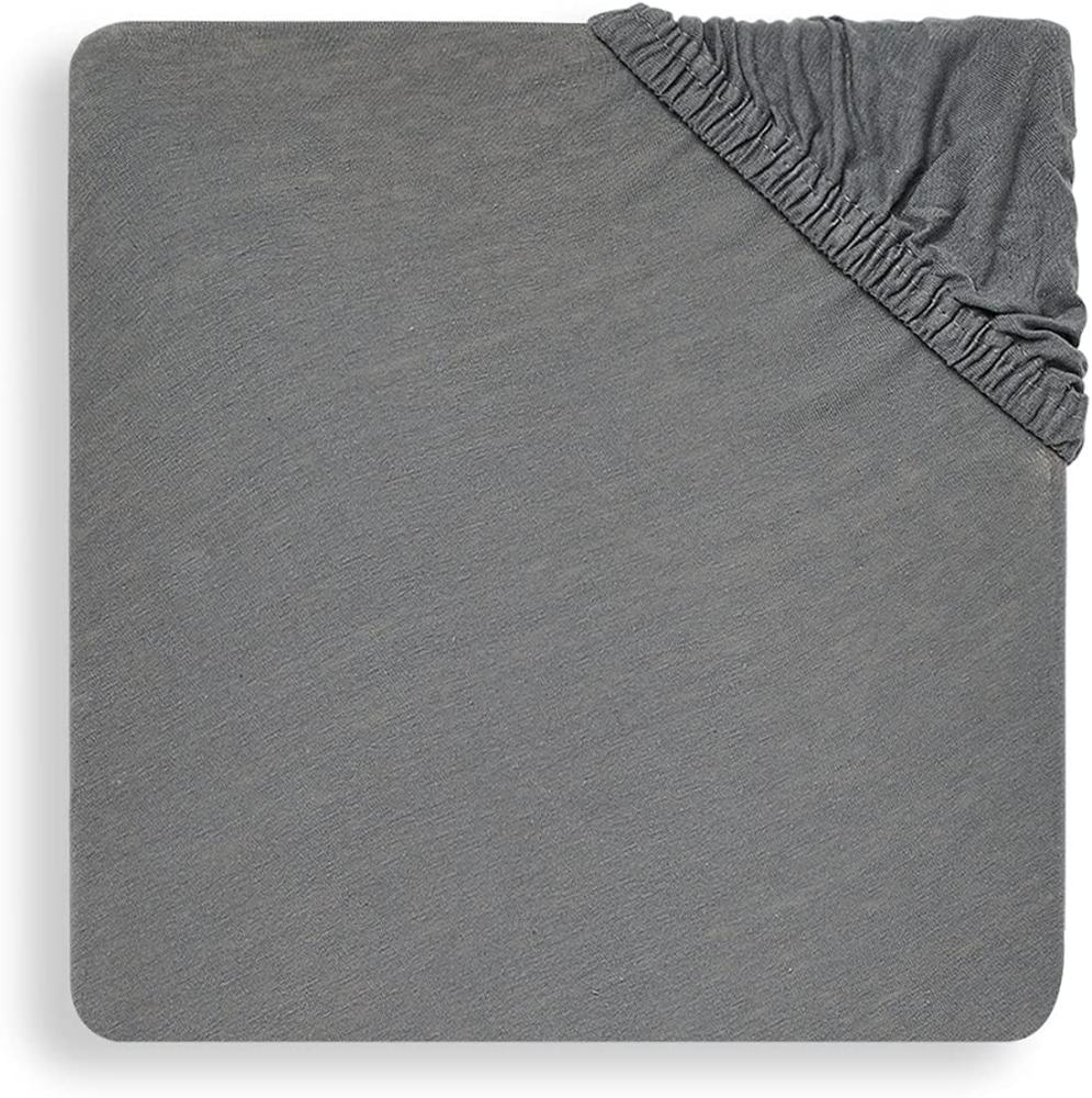 Jollein Jersey Spannbettlaken Storm Grey 40 x 80 / Bild 1