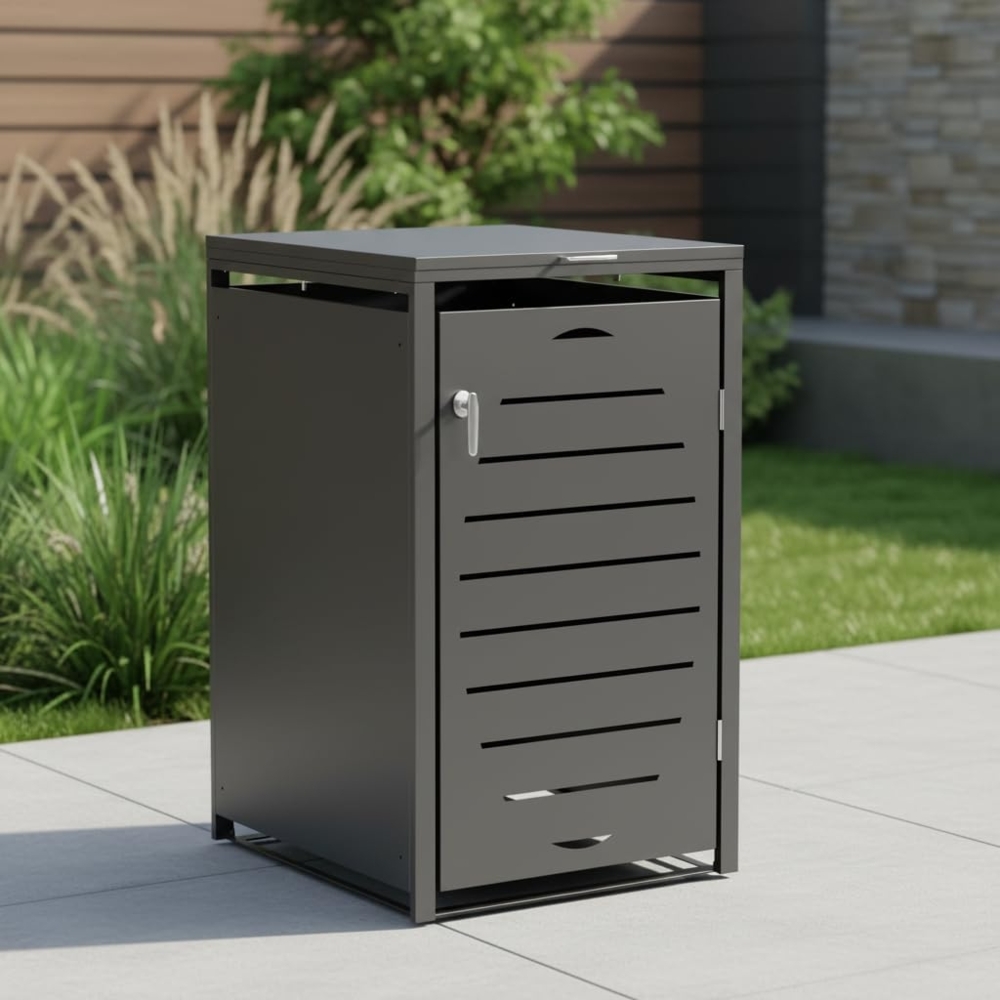 Mülltonnenbox Mülltonnenverkleidung Mülltonnenhaus Abfallbehälter Müllbox 1er Bild 1