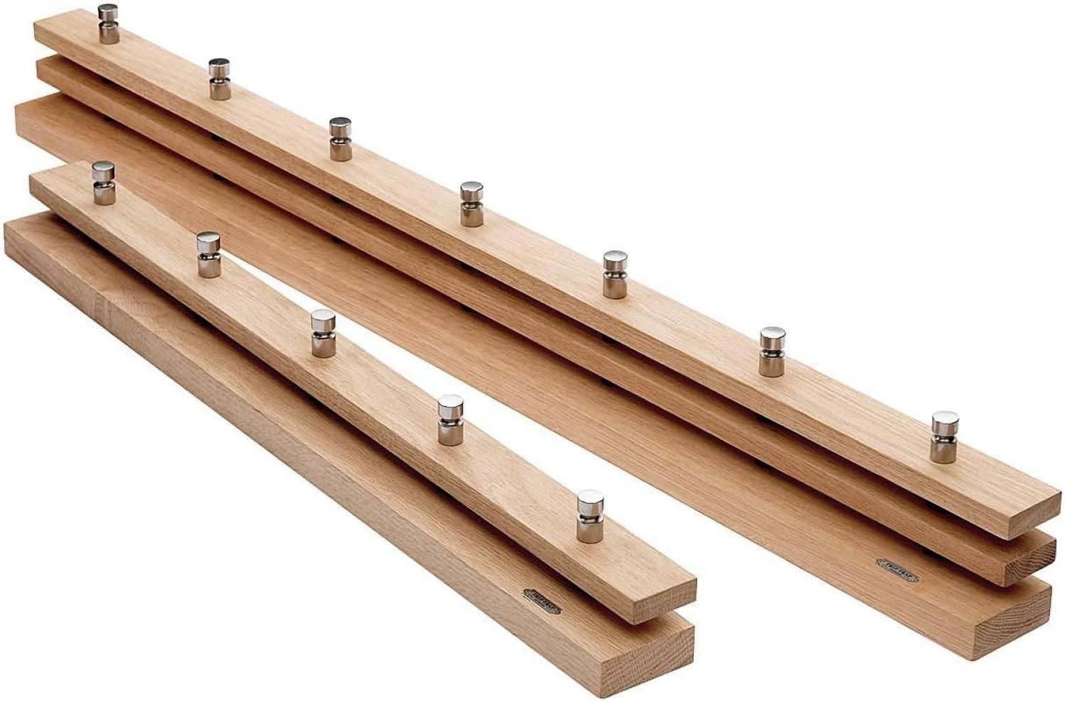 Kleiderleiste CUTTER COAT RACK - Holzart: Eiche natur, Maße: 72 x 8,5 x 7 cm (B x T x H) Bild 1