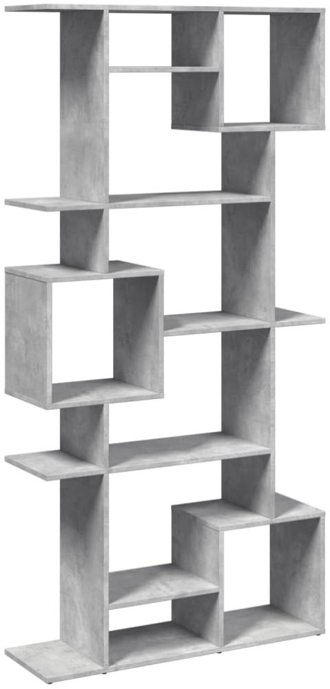 vidaXL Bücherregal Betongrau 92x29x188 cm Holzwerkstoff 3310319 Bild 1