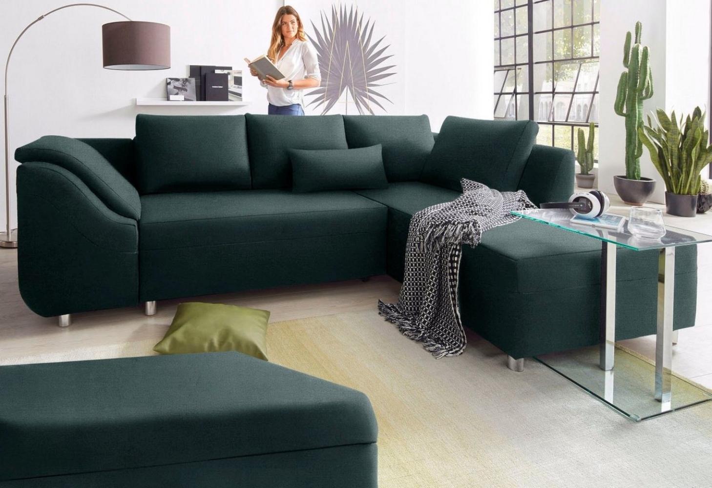 COLLECTION AB Ecksofa Sally L-Form, mit und ohne Bettfunktion, inklusive loser Rücken- und Zierkissen Bild 1