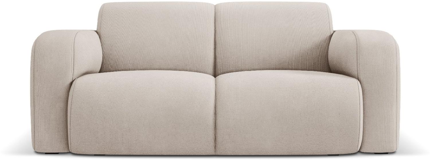 Micadoni Boucle Sofa Molino 2-Sitzer Strukturierter Stoff Beige Bild 1