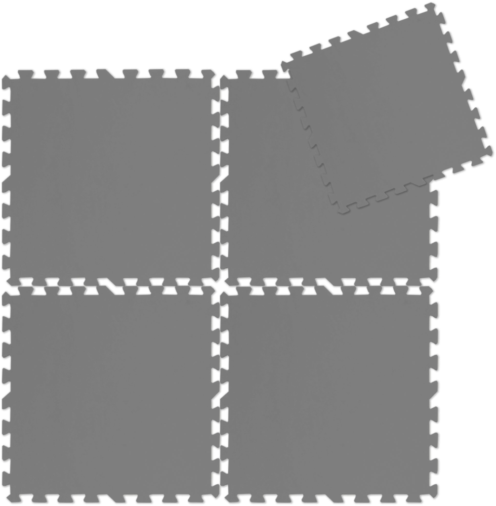 Pool-Bodenschutzmatte, Unterlegmatte zum Schutz ihres Pools, 8 Stück ( 50x50x0,4 cm ) - 2m² - Robustes Stecksystem beliebig erweiterbar Anthrazit 50x50cm (16 Stück - 4m²) Bild 1