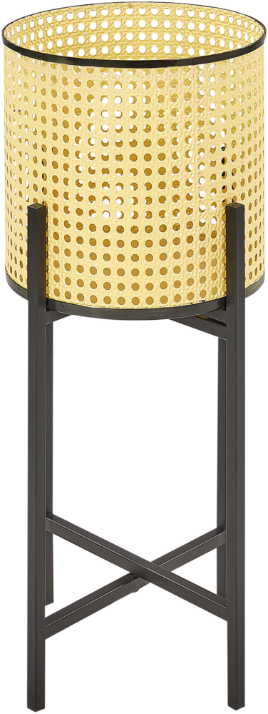 Blumentopf mit Beinen FALLOPIA Metall 25 cm Beige Bild 1