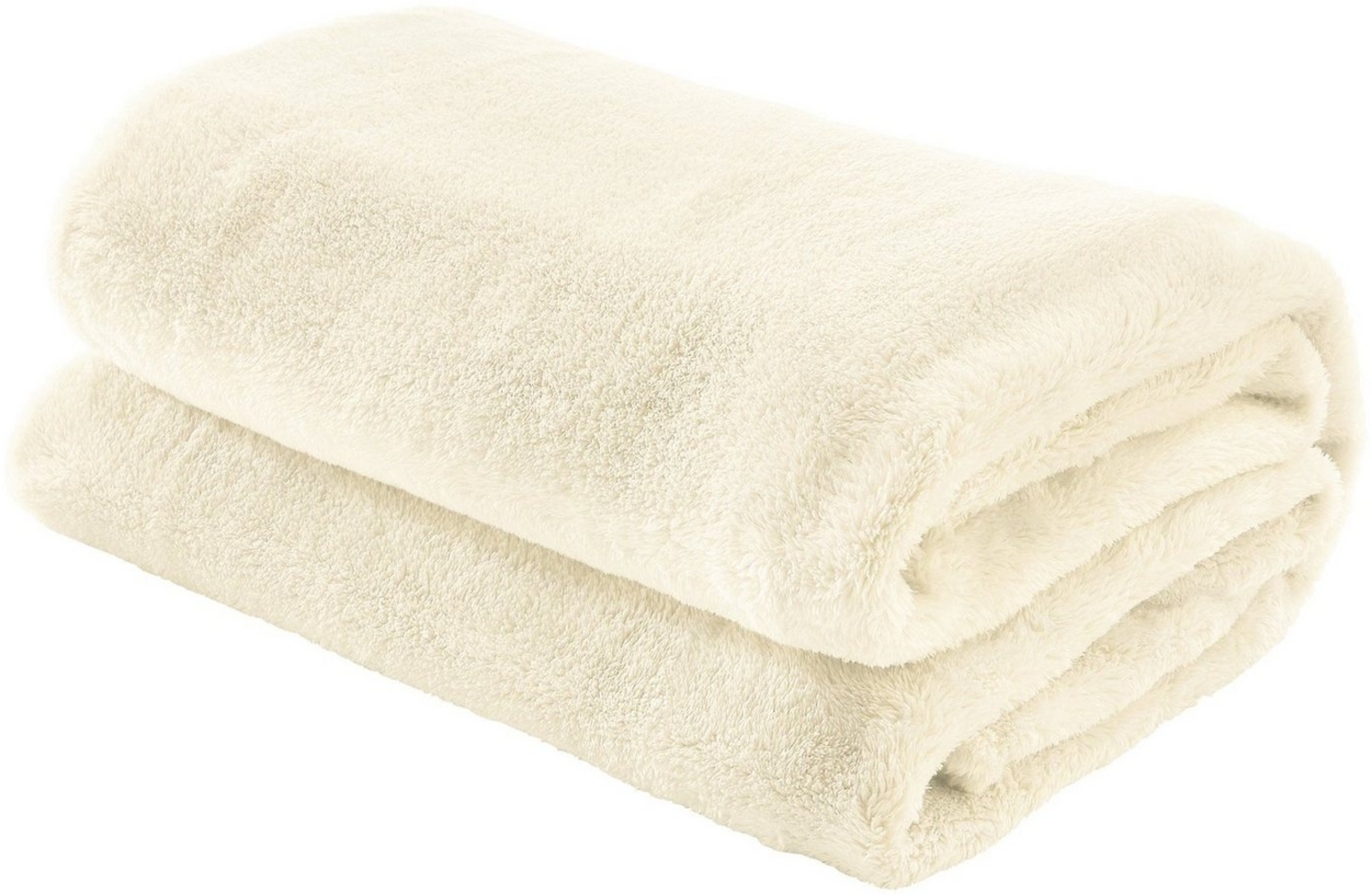 Wohndecke Wohndecke "Salerno", Erwin Müller, Teddy-Fleece Uni Bild 1