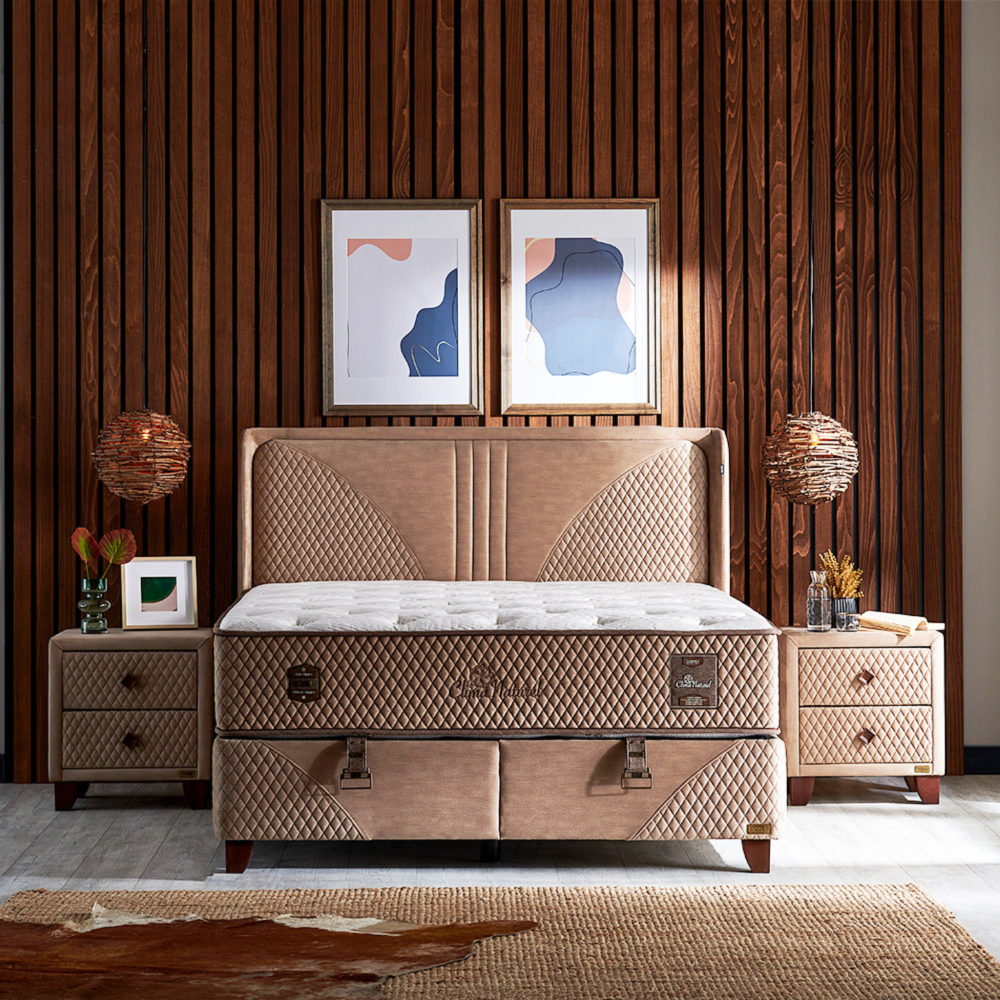 Bambi Boxspringbett Funktionsbett mit Matratze Clima Naturel 160x200 Bild 1