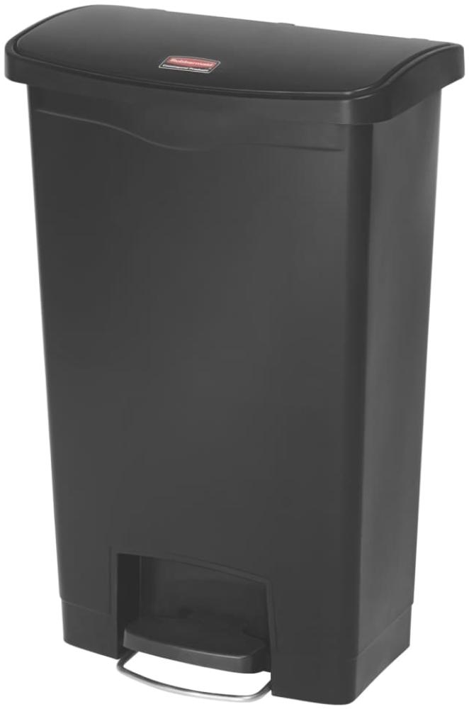 Rubbermaid Tretmülleimer Slim Jim 50 L Schwarz 445378 Bild 1