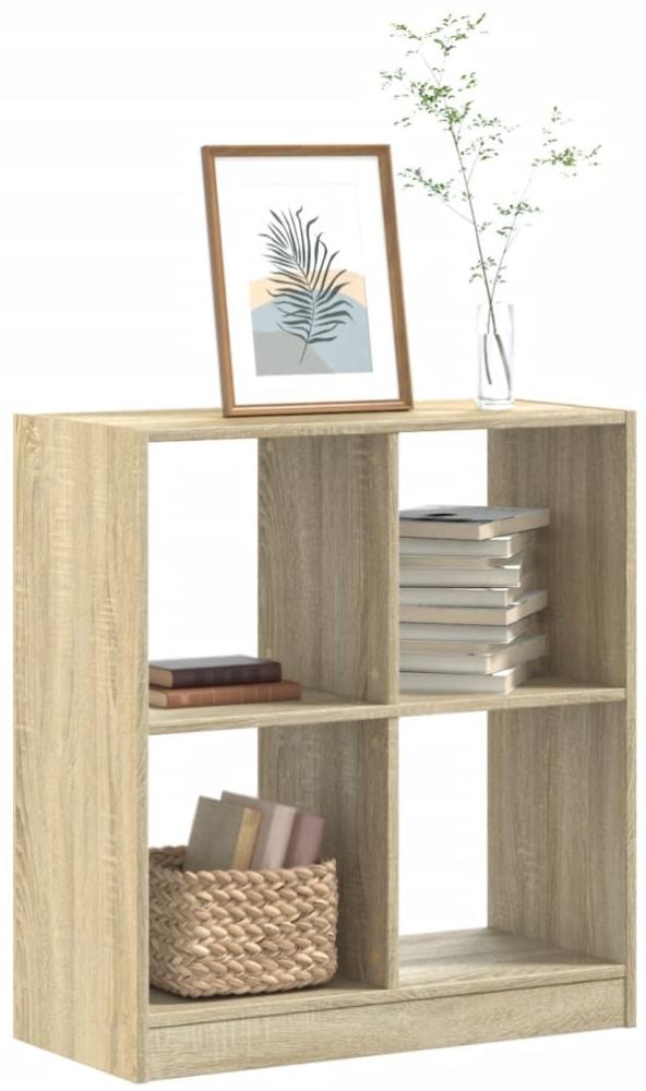 vidaXL Bücherregal Sonoma-Eiche 68,5x32x75 cm Holzwerkstoff 852809 Bild 1