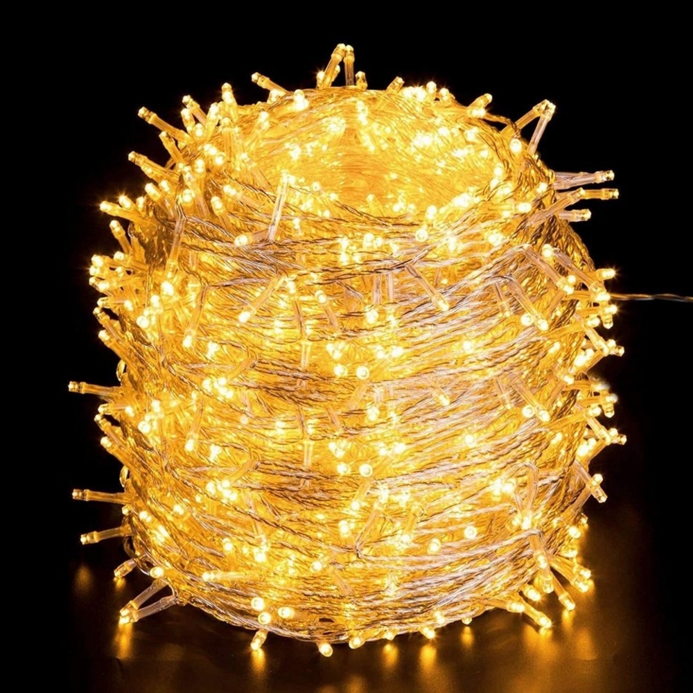 Elegear LED-Lichterkette 3/6m LED Lichterkette Weihnachtsdeko mit 600/800 warmweißen LEDs, 8 Modi, Timer, ideale Weihnachtsdeko für Garten/Weihnachtsbaum Bild 1