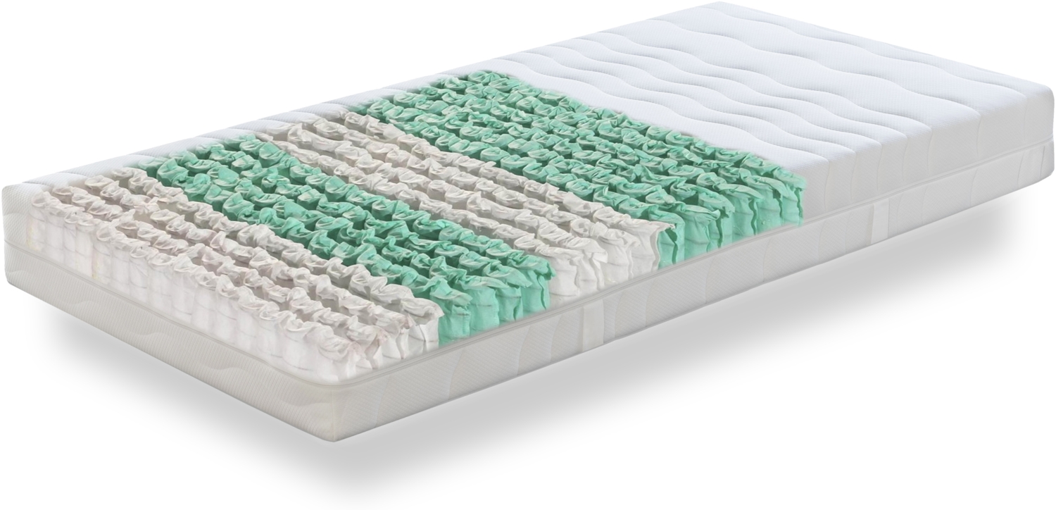 7-Zonen-Taschenfederkernmatratze Betten-ABC Taschenfederkernmatratze mit Klimabezug, Größe: 90x190 Bild 1