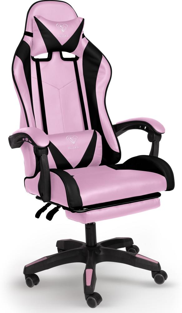 Chefsessel Stuhl Home Office Chair Racing Bürostuhl Sportsitz Büro Stuhl Rosa/Schwarz Bild 1