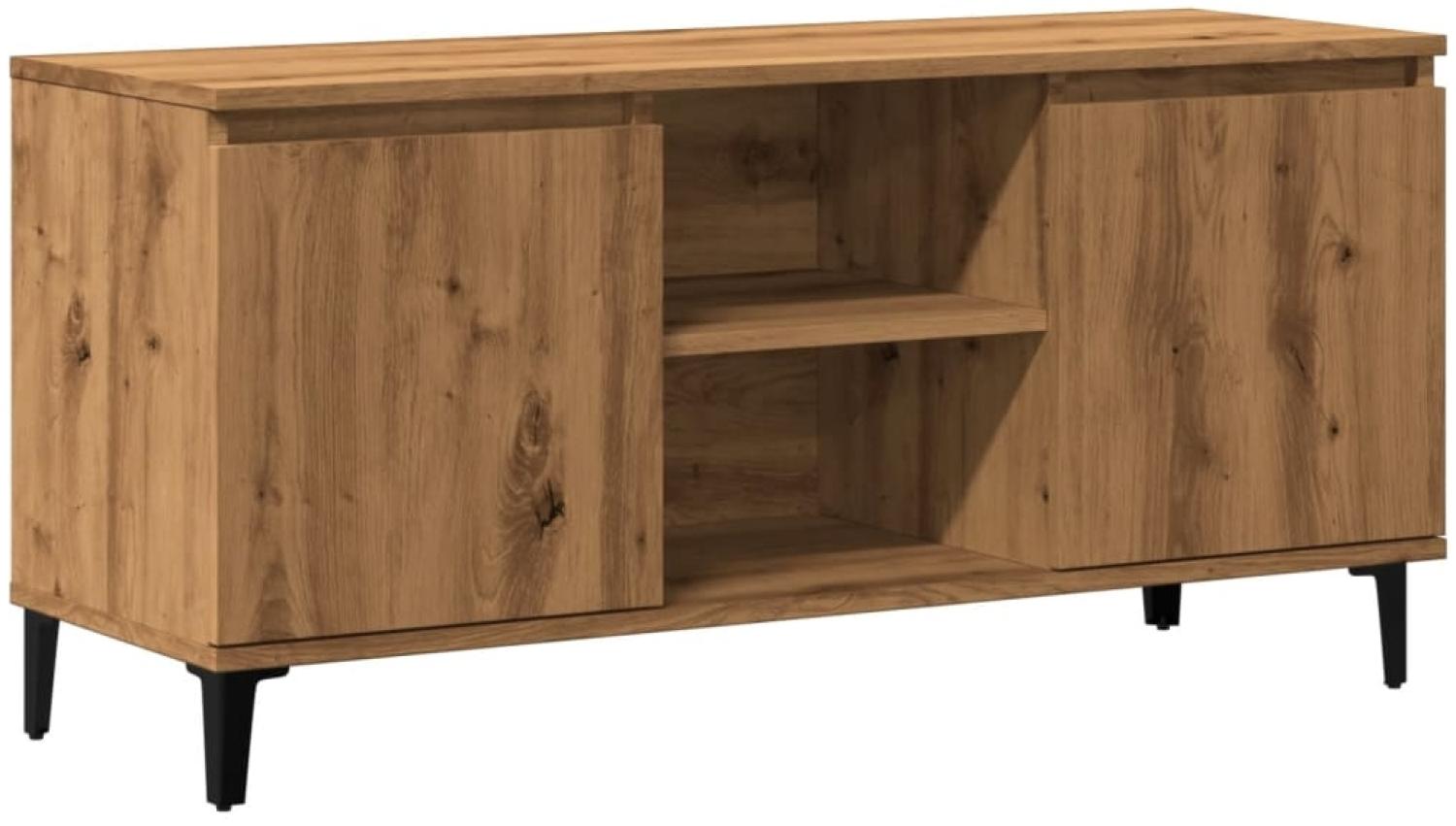 vidaXL TV-Schrank Artisan-Eiche 102x35x50 cm Holzwerkstoff 856431 Bild 1