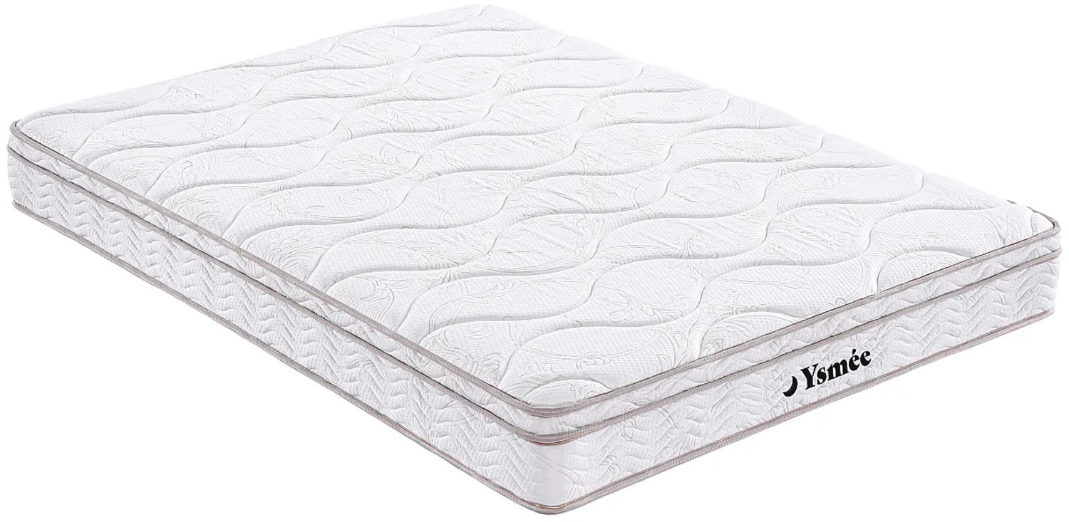 Vente-unique - Federkernmatratze Memory Schaum - 3 Zonen - Härtegrad 2 - 140 x 200 cm - Stärke 20 cm - WOLKENTANZ von YSMÉE Bild 1