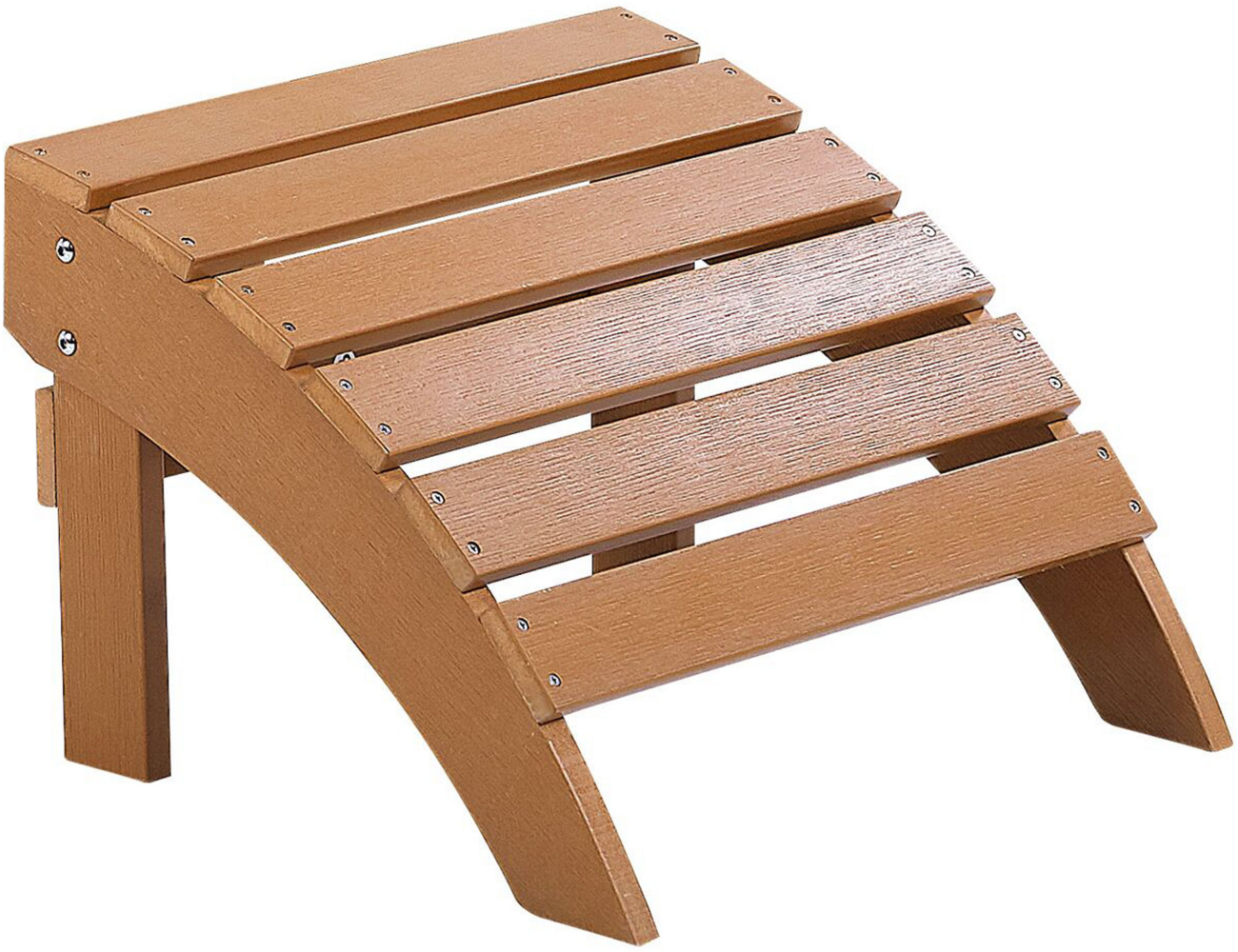 Garden Fußhocker ADIRONDACK Heller Holzfarbton Bild 1