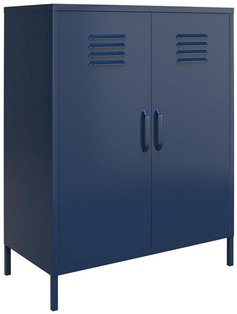 loft24 Mehrzweckschrank Bradford Spind Schrank aus Metall, 2 Türen Bild 1