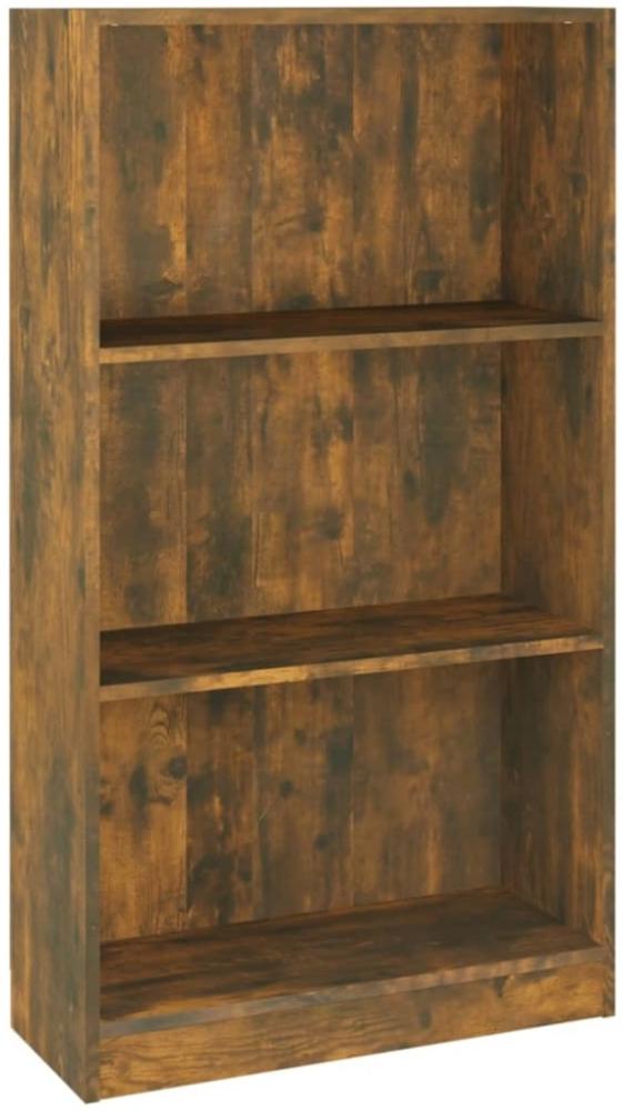 vidaXL Bücherregal Räuchereiche 60x24x109 cm Holzwerkstoff 815087 Bild 1