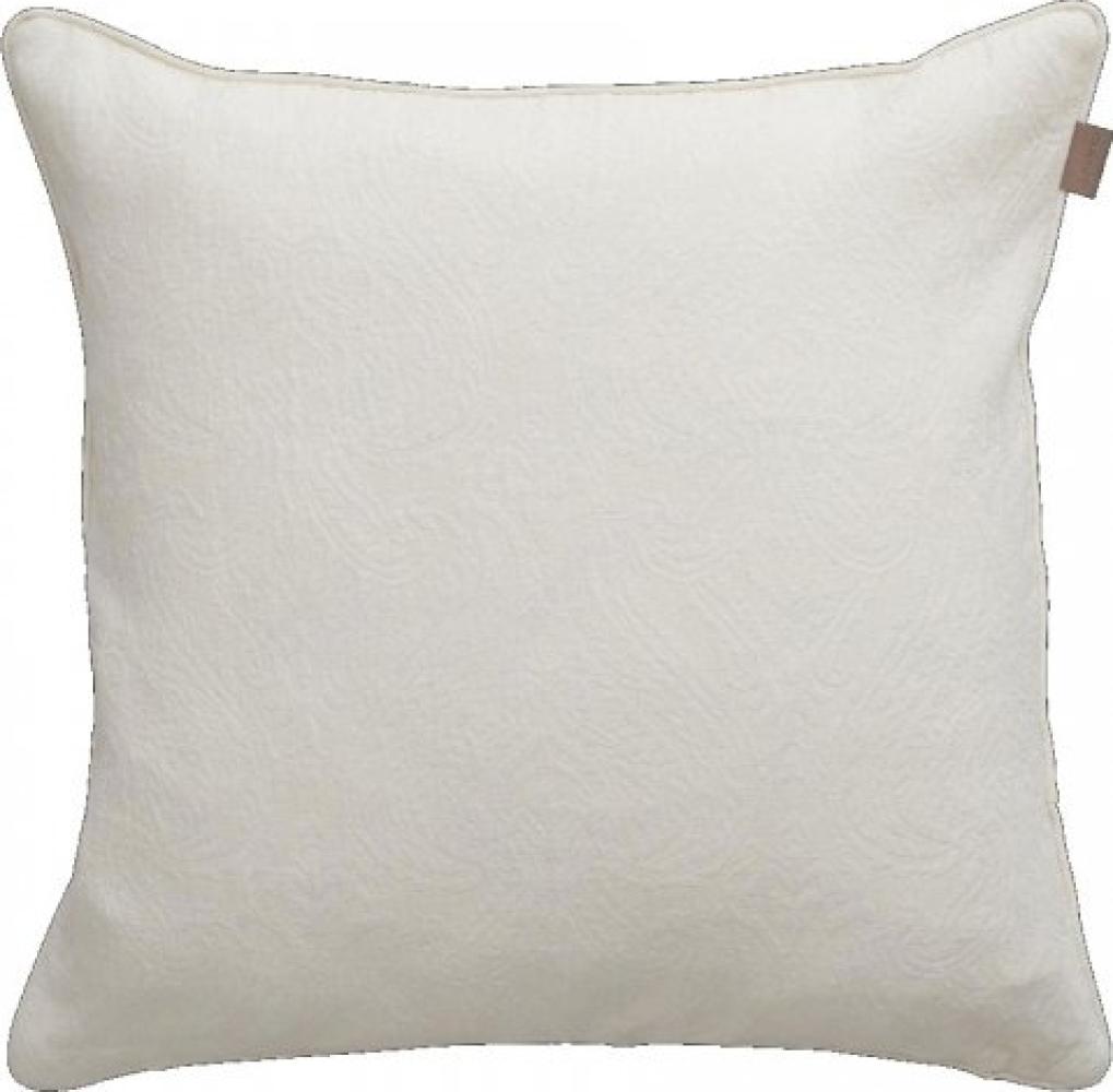 Gant Home Kissenhülle Porcelain Jacquard Cushion Eggshell (50x50 cm) 853099001-113 Bild 1