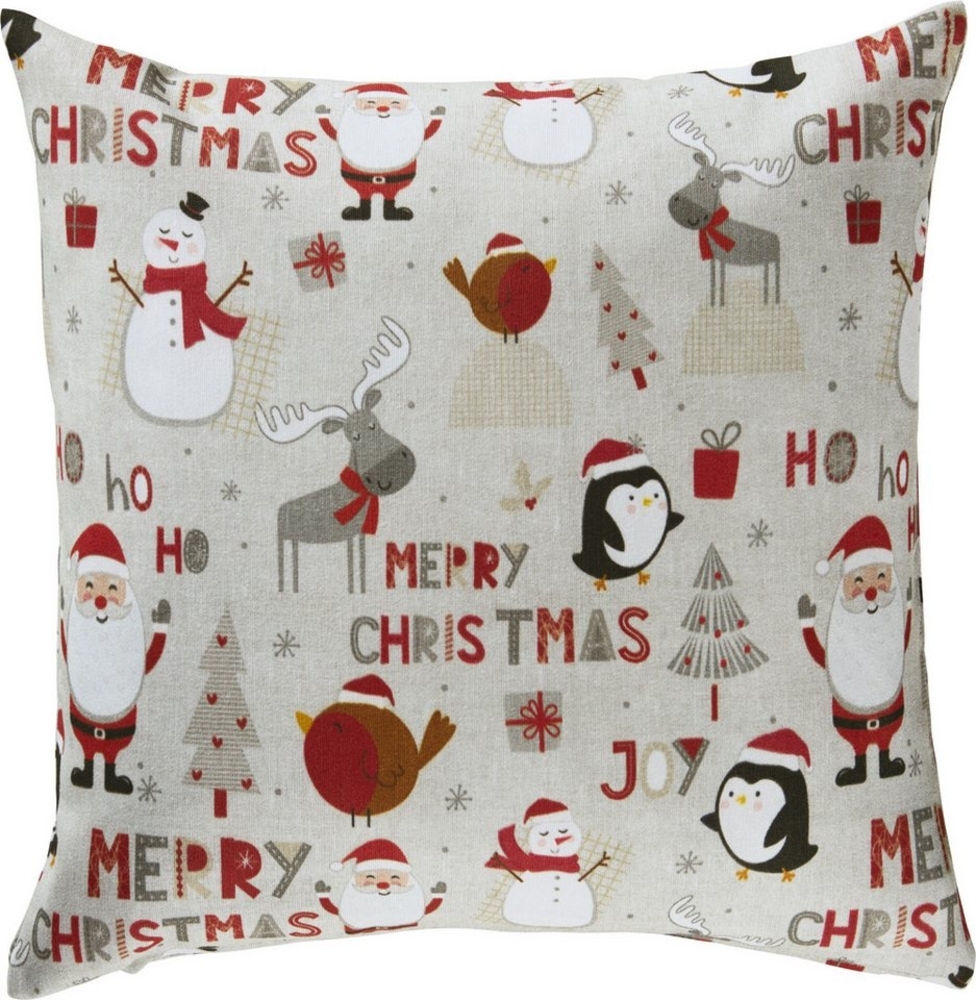 Erwin Müller Kissenbezug Kissenhülle "Merry Christmas", (1 Stück), Motiv Bild 1