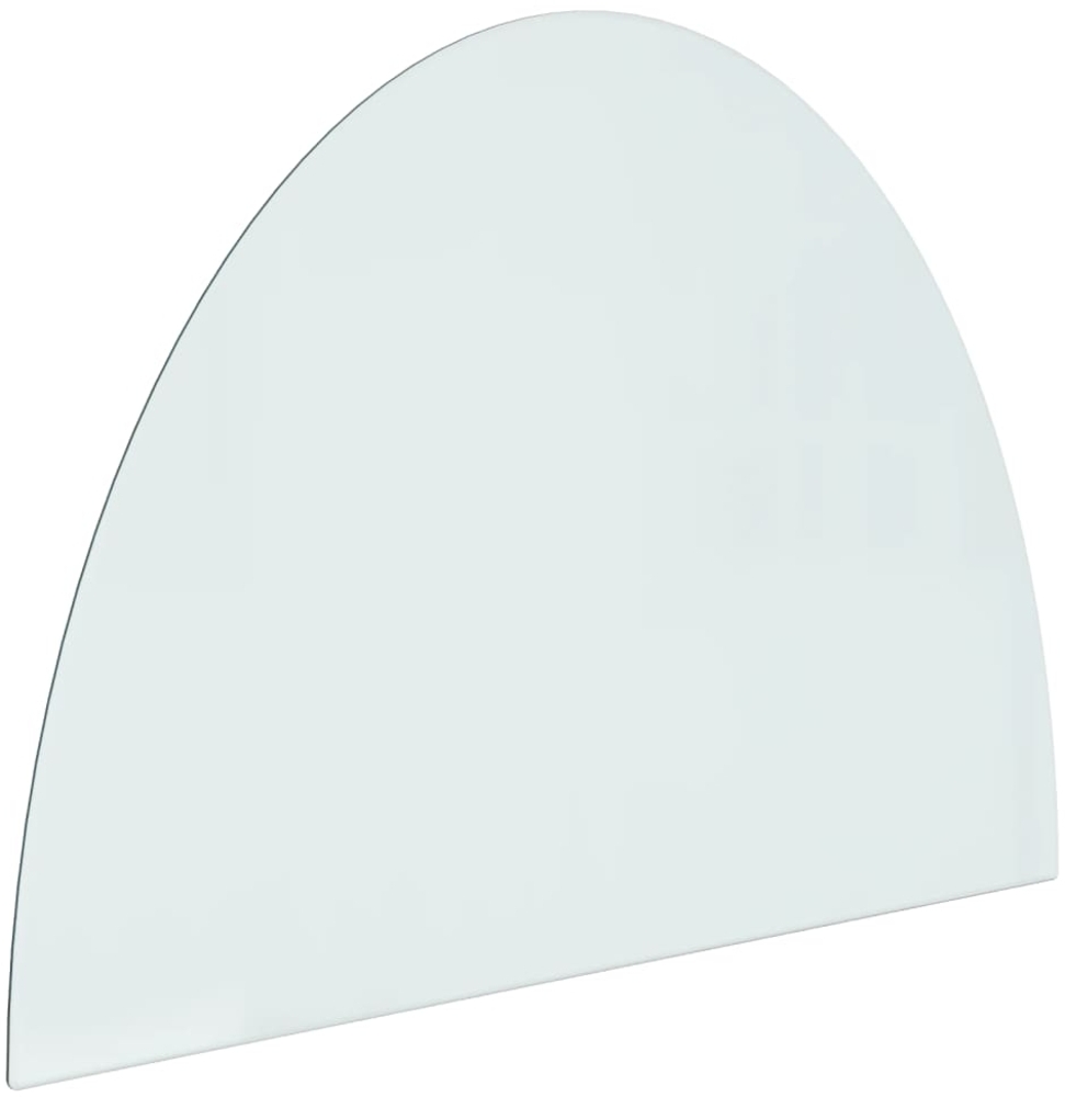 vidaXL Funkenschutzplatte Glas Halbrund 800x600 mm 324116 Bild 1