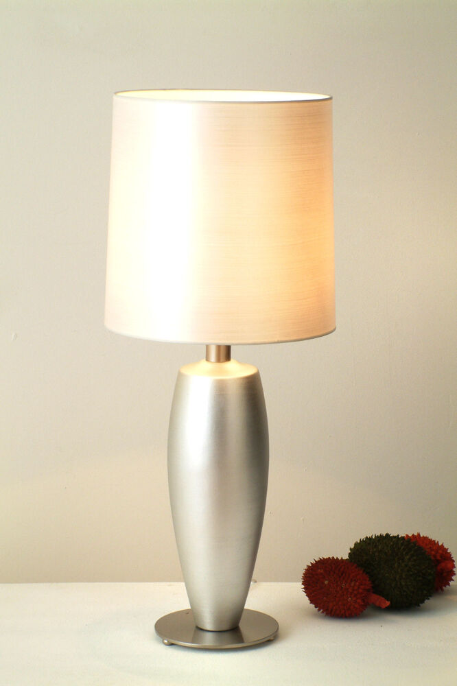 Holländer Tischleuchte 1-Flammig Sigma Sottile Fuß Metall vernickelt Bild 1
