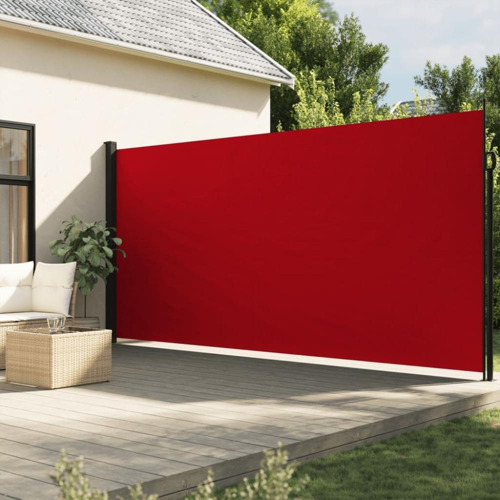 vidaXL Seitenmarkise Ausziehbar Rot 220x500 cm 4004477 Bild 1