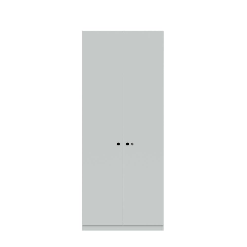 Pren Flügeltürenschrank, inkl. 4 Fachböden für 5 OH, Maße: H 1970 x B 800 x T 500 mm, Farbe 005 weiß Bild 1