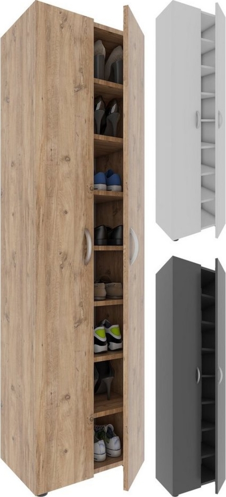 VCM Schuhschrank XXL Holz Großer Schuhschrank Schuhkommode Ulas 8 (1-St) Bild 1