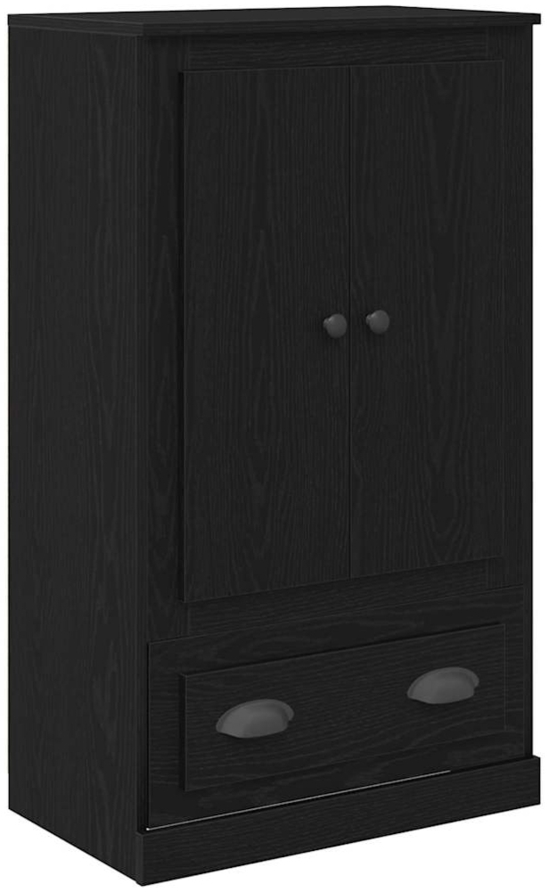 vidaXL Highboard Schwarz Eichen-Optik 60 x 35,5 x 103,5 cm 881389 Bild 1