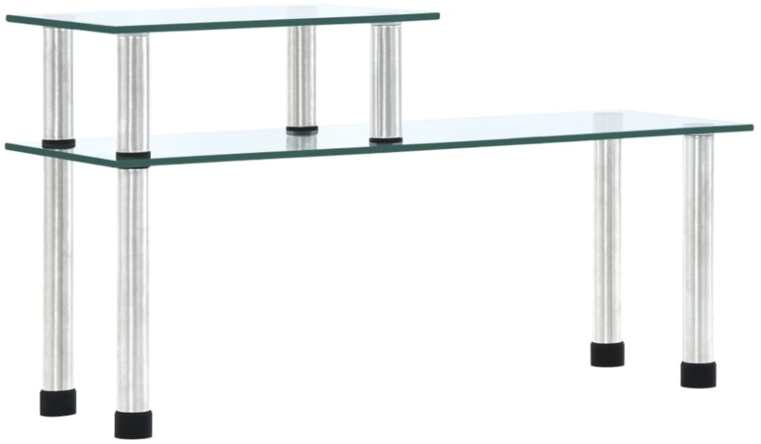 vidaXL Küchenregal Transparent 45×16×26 cm Hartglas 249523 Bild 1