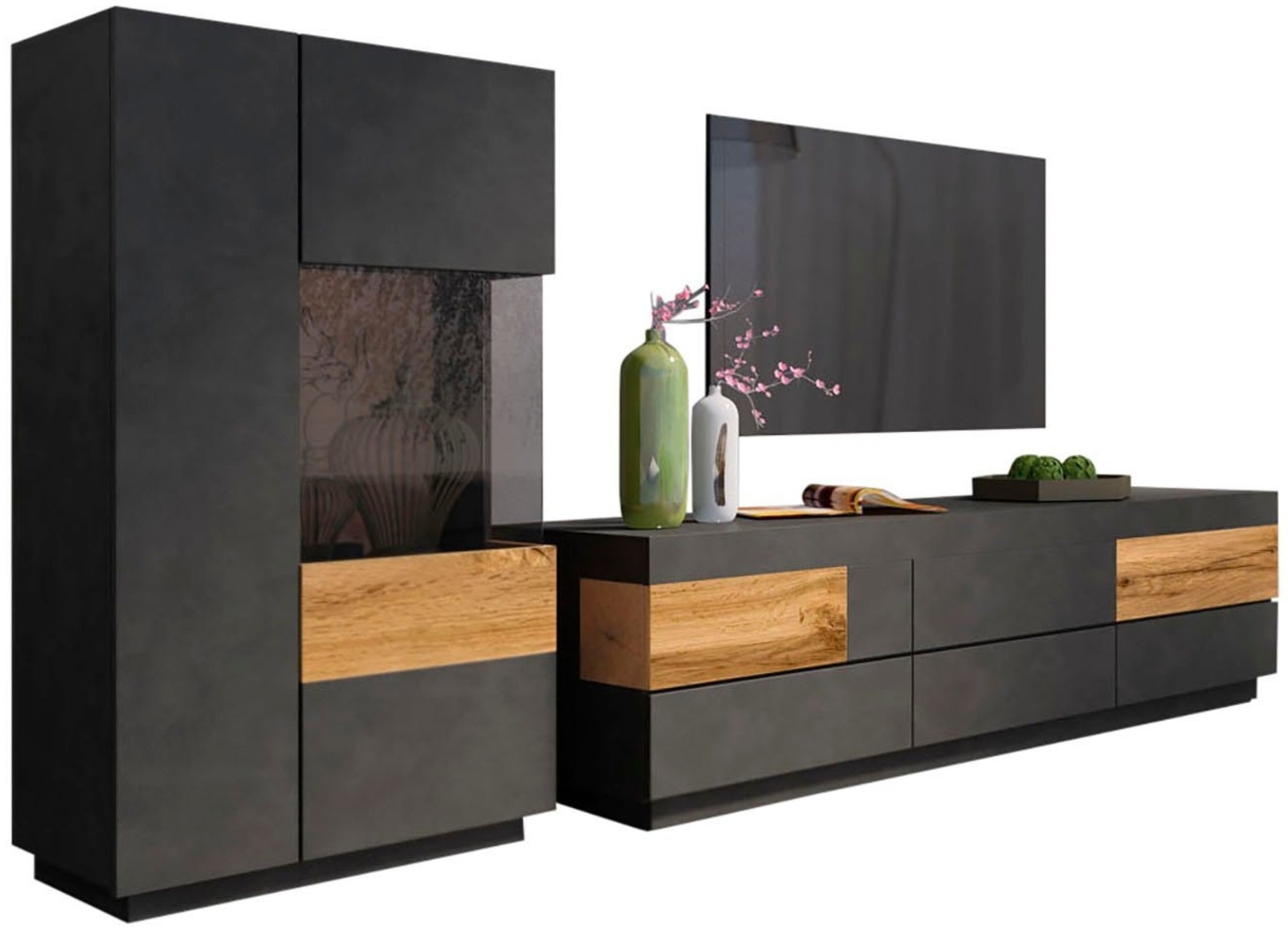 INOSIGN Wohnwand Silke, (Set, 2-St), (2-tlg) Bild 1