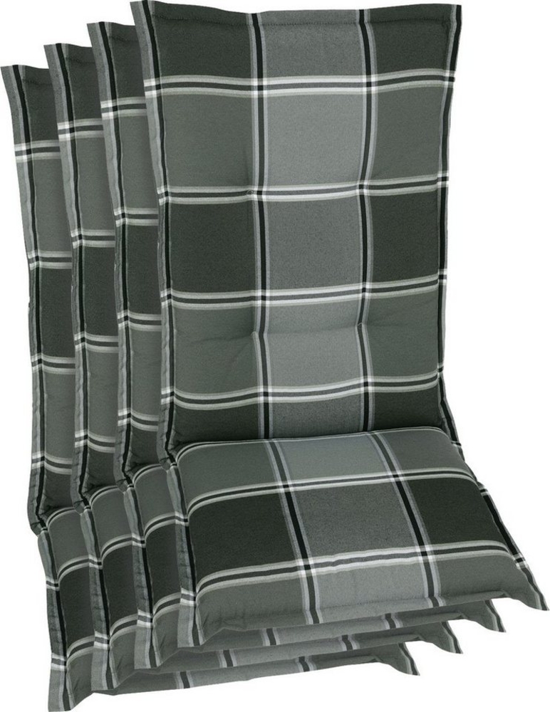 GO-DE Hochlehnerauflage, (Set, 4 Auflagen), grau Bild 1
