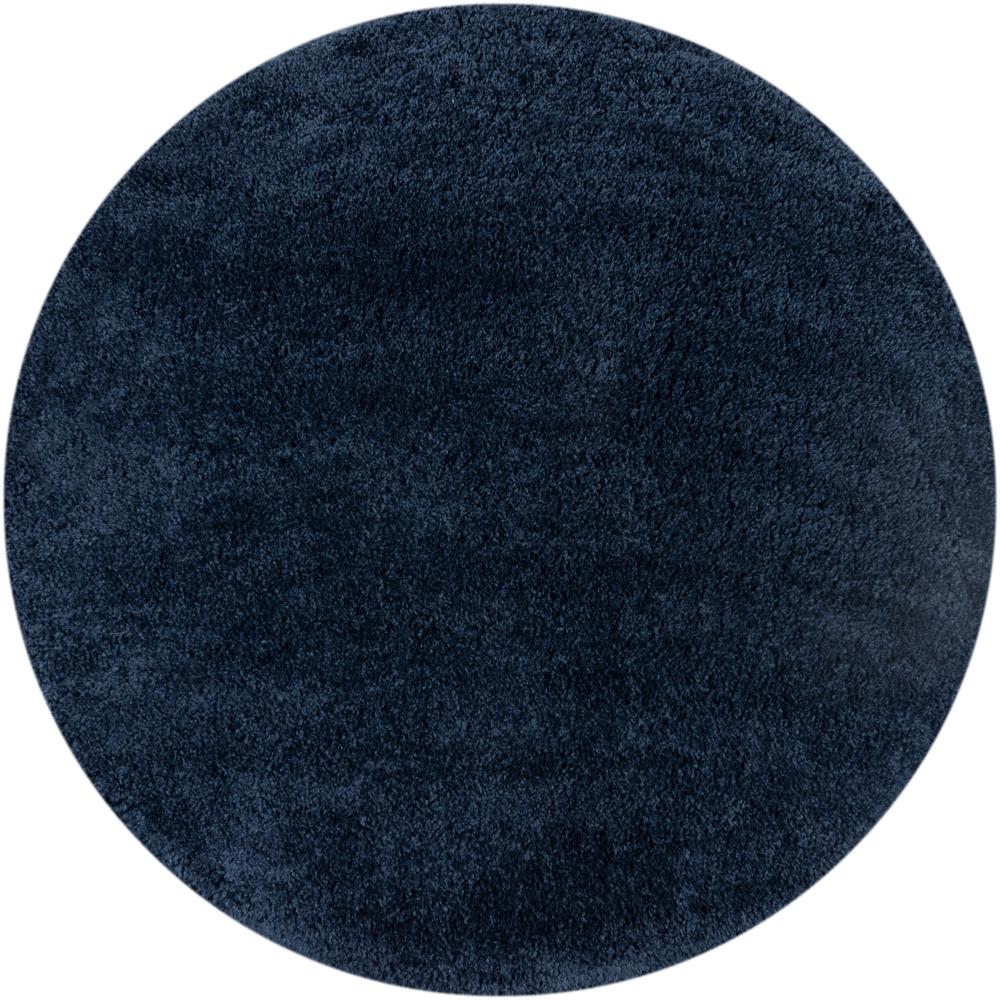 Kadima Design Strapazierfähiger & Kuscheliger Hochflor-Teppich "Lyne". Farbe: Blau, 133x133 cm Bild 1