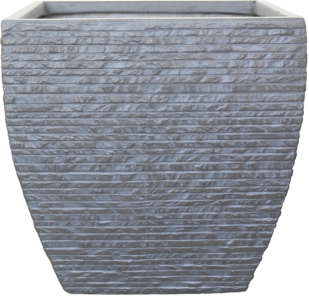 TrendLine Pflanztopf Schiefer-Brickoptik 37,5 x 37,5 x 37,5 cm Bild 1