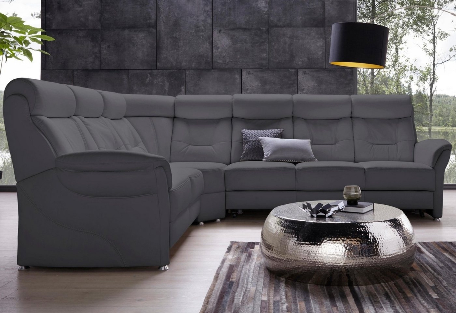 Places of Style Ecksofa Sardinien L-Form, mit Kopfteilverstellung, wahlweise mit Bettfunktion Bild 1
