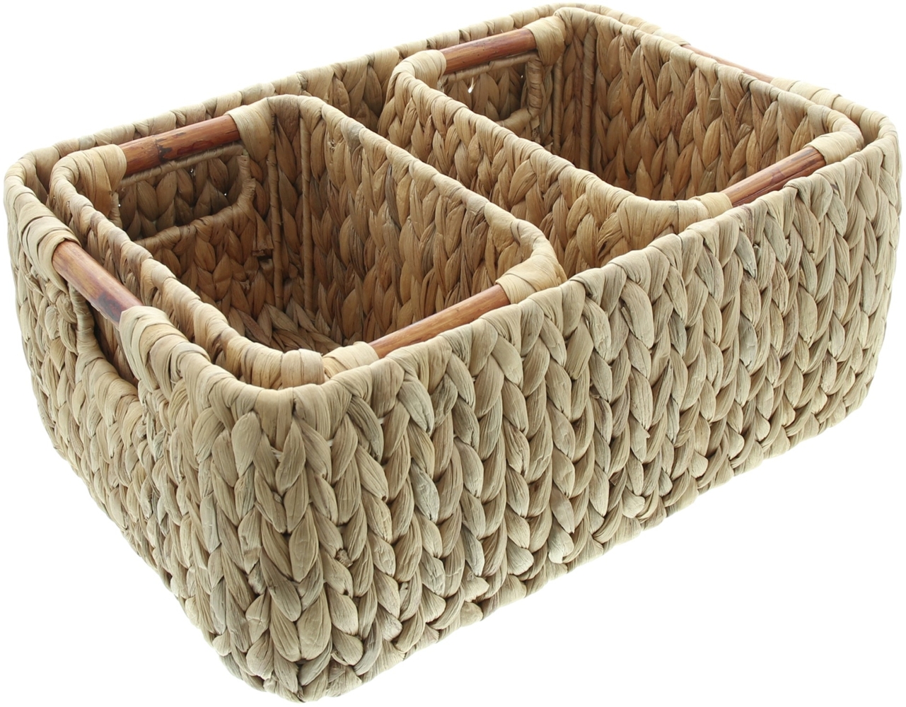 3er Set Universalkorb Aufbewahrungskorb Korb Körbchen Geflechtkorb Dekoration Bild 1