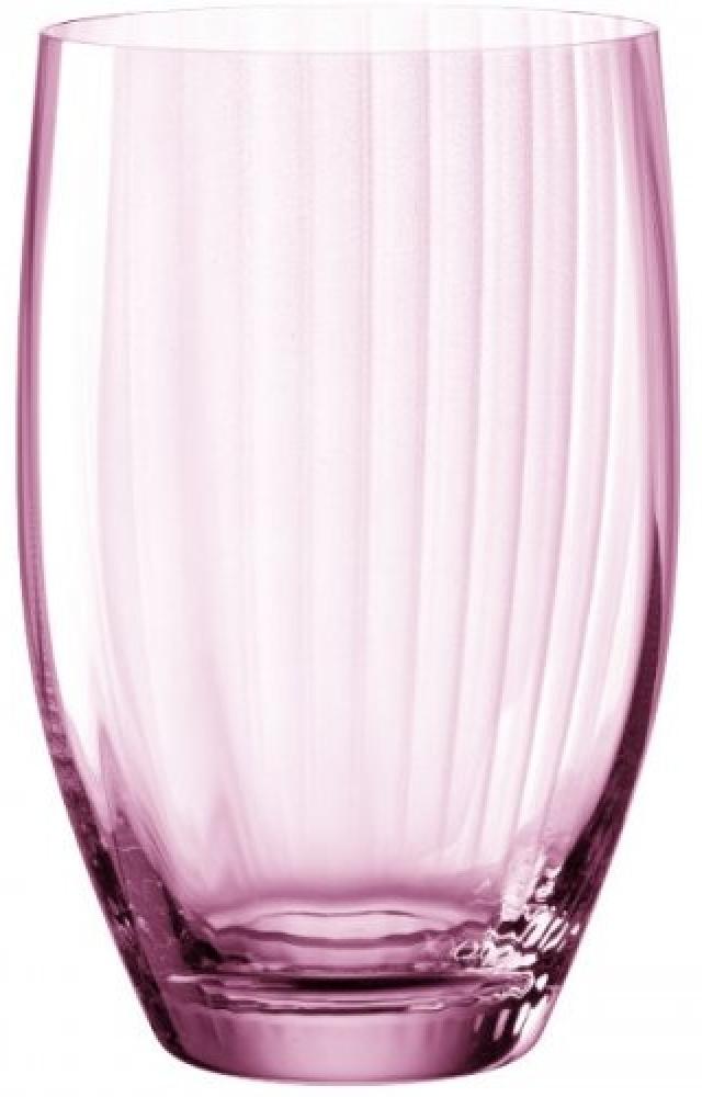 Leonardo Trinkglas Poesia, Wasserglas, Saftglas, Glas, Kristallglas, Rose, 460 ml, 022379 Bild 1