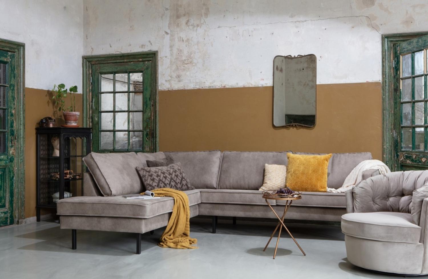 Ecksofa Rodeo Links - Lederoptik Elephant Skin Bild 1