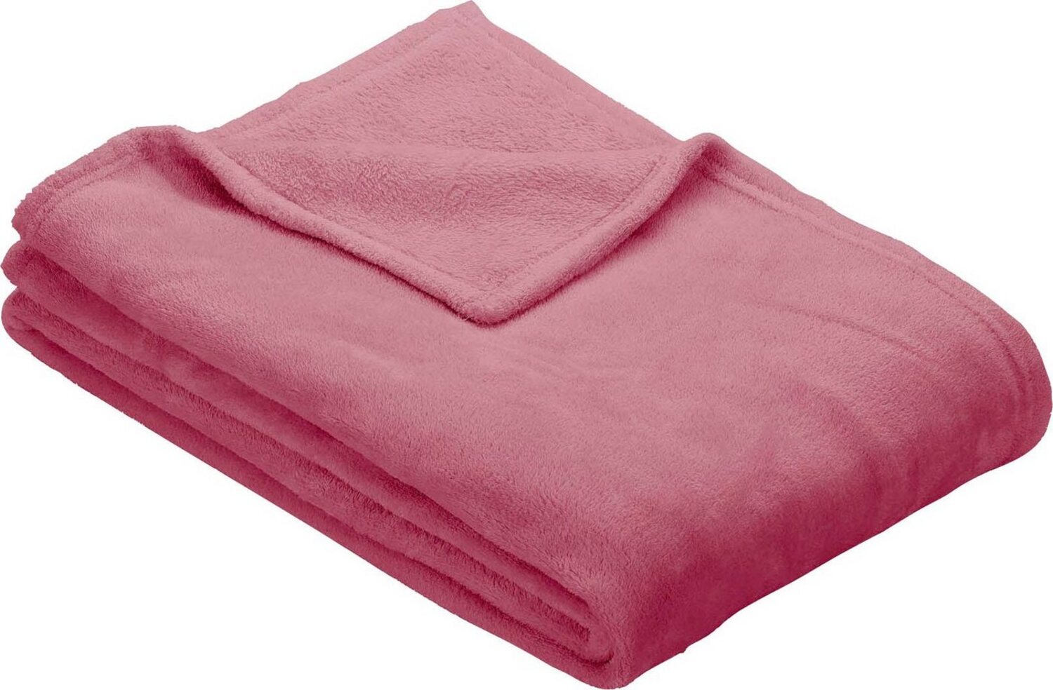 Wohndecke Uni Fleecedecke Olbia, IBENA, einfarbig schick, Kuscheldecke Bild 1