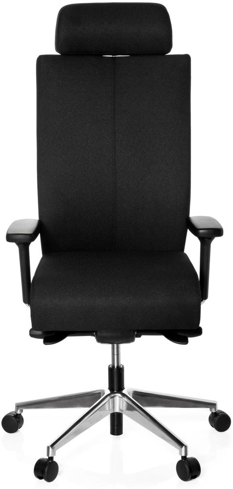 hjh OFFICE Profi Bürostuhl PRO-TEC XXL Stoff schwarz Bild 1