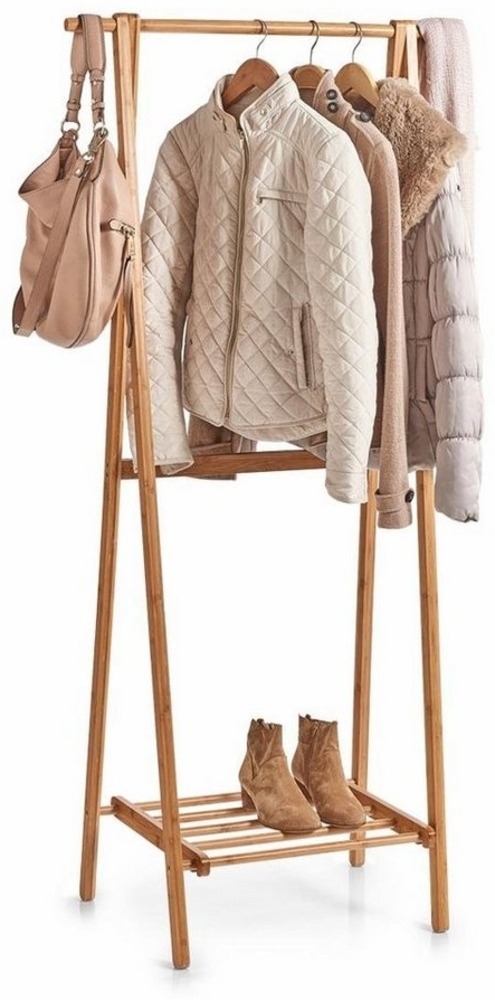 Zeller 13598 Garderobe, Holz, Natur, 73.5 x 44.5 x 159 cm Bild 1