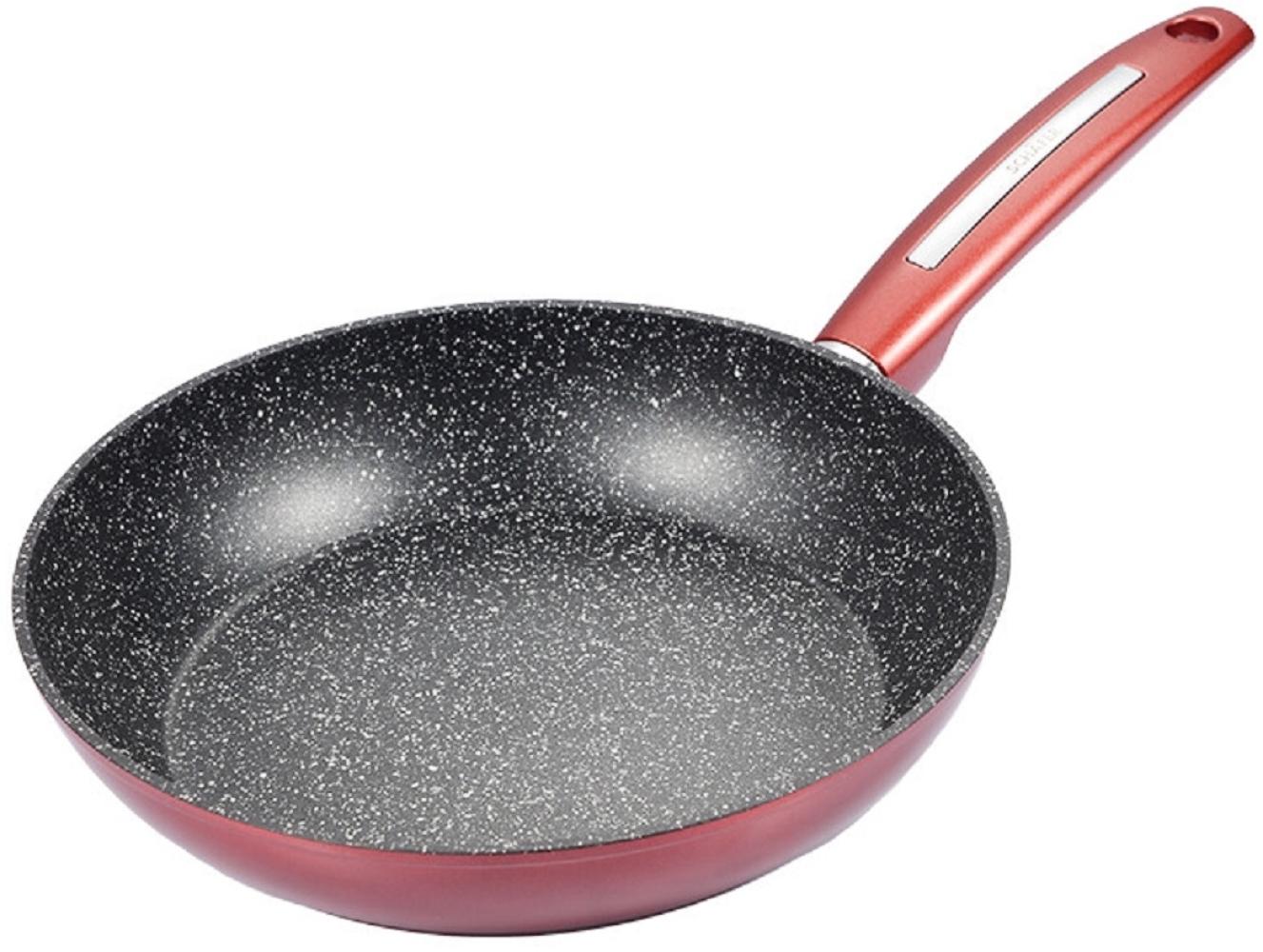 Schäfer Pfannen Hochwertiges Kochgeschirr – Für Perfektes Kochen und Braten Bratpfanne Ø24cm Metallic Red Bild 1