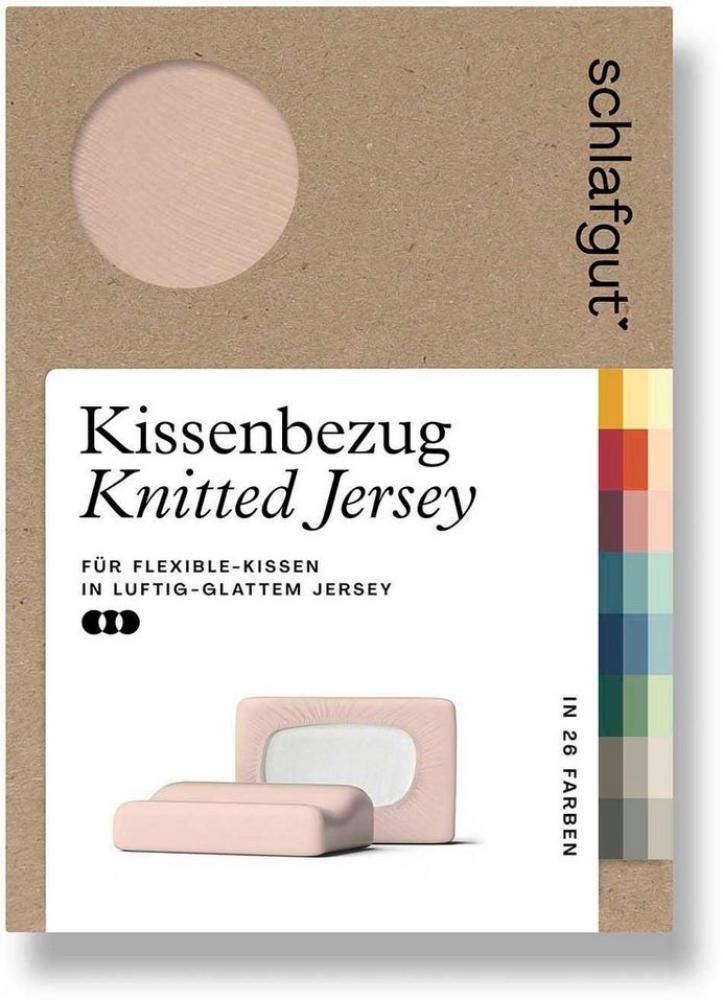 Schlafgut Kissenbezug Pure flexibler Kissenbezug für Nackenstützkissen, (1 Stück), Bio-Baumwolle mit Elasthan, mit Gummizug, bügelfrei Bild 1