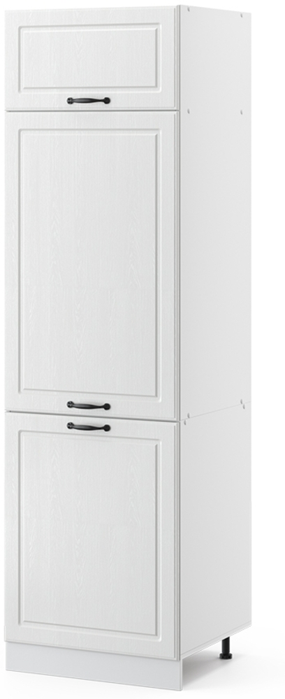 Vicco Kühlumbauschrank Weiß Landhaus 60 cm, R-Line Bild 1